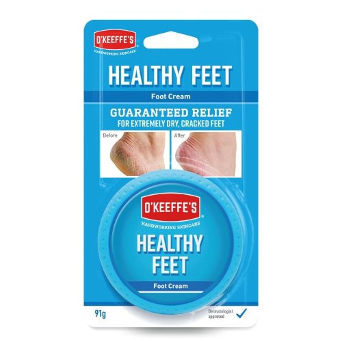 OKeeffes Healthy Feet hidratáló lábkrém száraz, repedezett sarkakra – tégelyes, 91 g