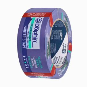   Blue Dolphin kül- és beltéri festő-maszkolószalag 14 napos UV-állósággal – kék, 48 mm × 50 m
