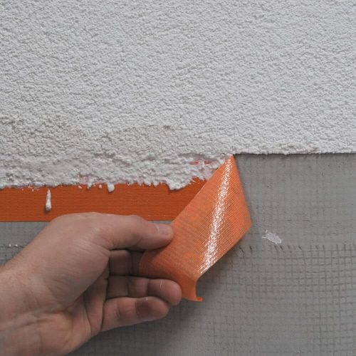 Blue Dolphin Kültéri Szövetes Vakolószalag érdes felületekre – narancssárga, UV-álló 14 napig 48mm x 50m