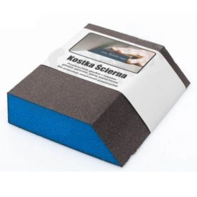   Blue Dolphin Premium kézi csiszolószivacs 110 × 65 × 25 mm – ferde élű, több szemcseméret P60 P80 P100 P120 P150 P180 P220