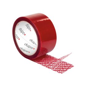   VOID Biztonsági Plombáló Ragasztószalag 50mm × 50m Piros