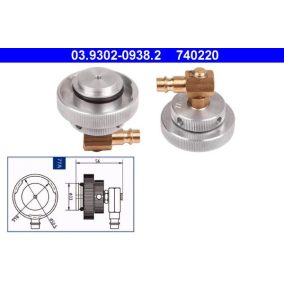 Légtelenítő csővég 03.93020938.2  ATE