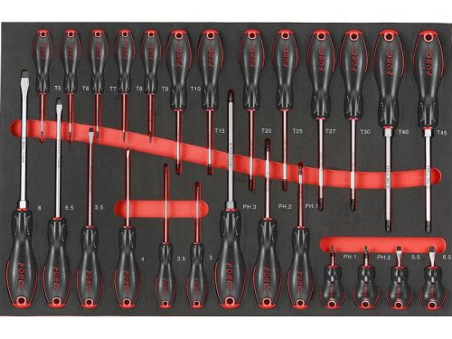 	 Szerszámkocsi Force, 278 db szerszámmal FOR 10216SPC  FORCE TOOLS