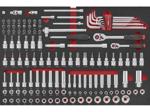 	 Szerszámkocsi Force, 278 db szerszámmal FOR 10216SPC  FORCE TOOLS
