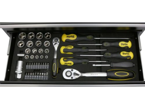  Kombinált szerszámkészlet, fémdobozban GV HL-81SET  STARLINE