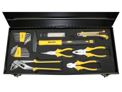  Kombinált szerszámkészlet, fémdobozban GV HL-81SET  STARLINE